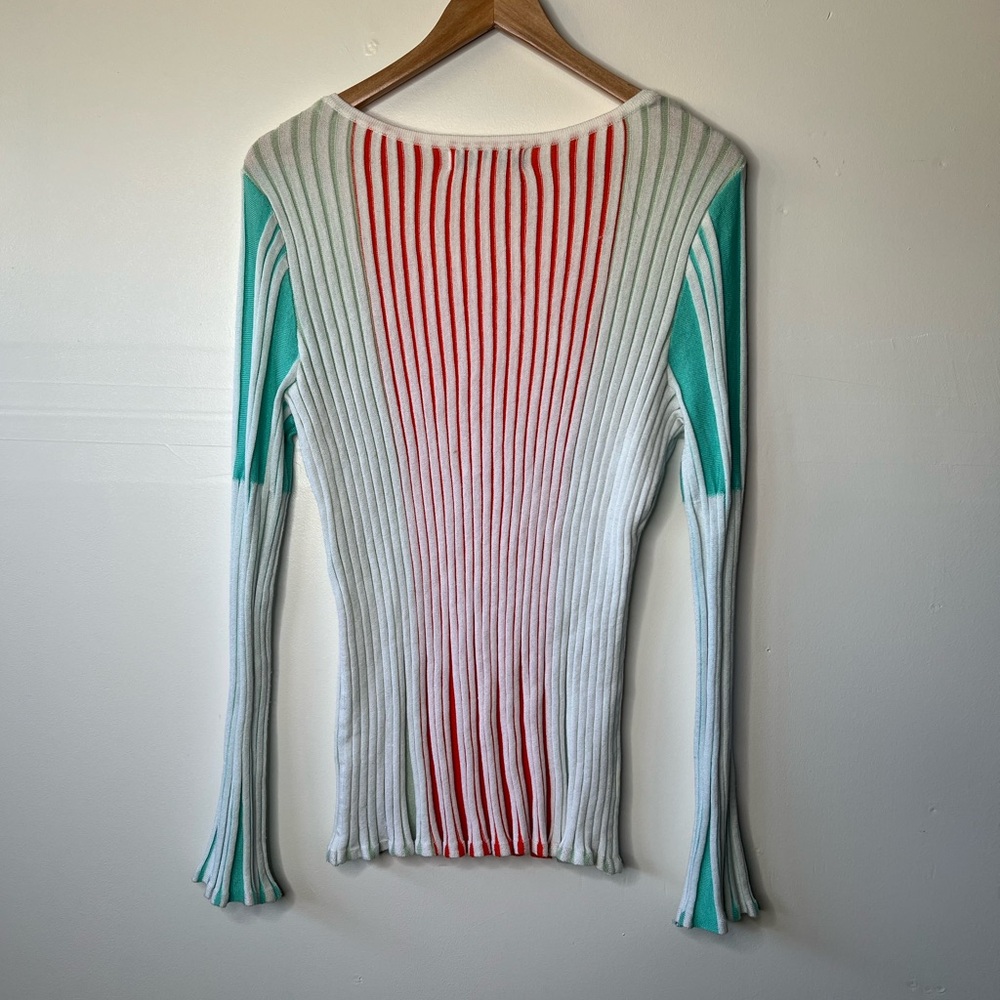 Fever Ribbed Knit Sweater, L - Picture 6 of 6